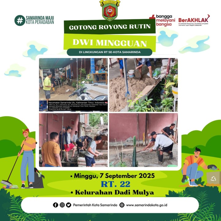 AGENDA KELURAHAN DADI MULYA BULAN SEPTEMBER TAHUN 2025
