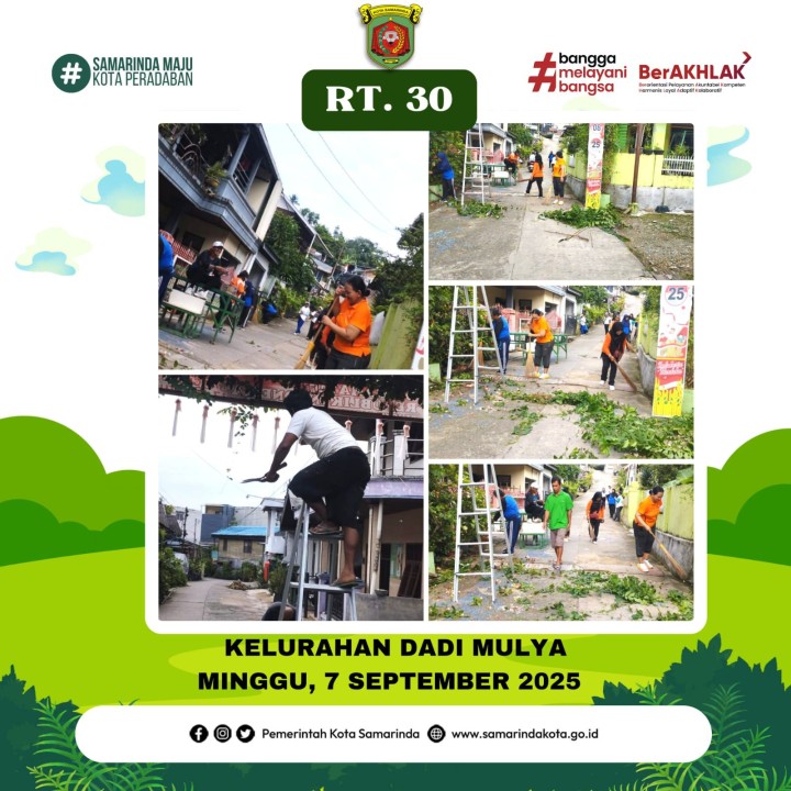 AGENDA KELURAHAN DADI MULYA BULAN SEPTEMBER TAHUN 2025