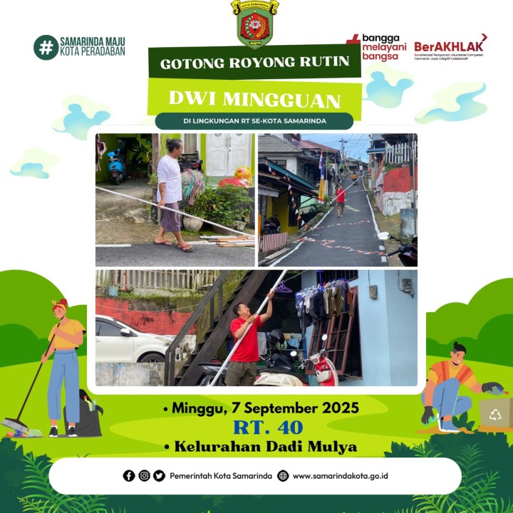 AGENDA KELURAHAN DADI MULYA BULAN SEPTEMBER TAHUN 2025