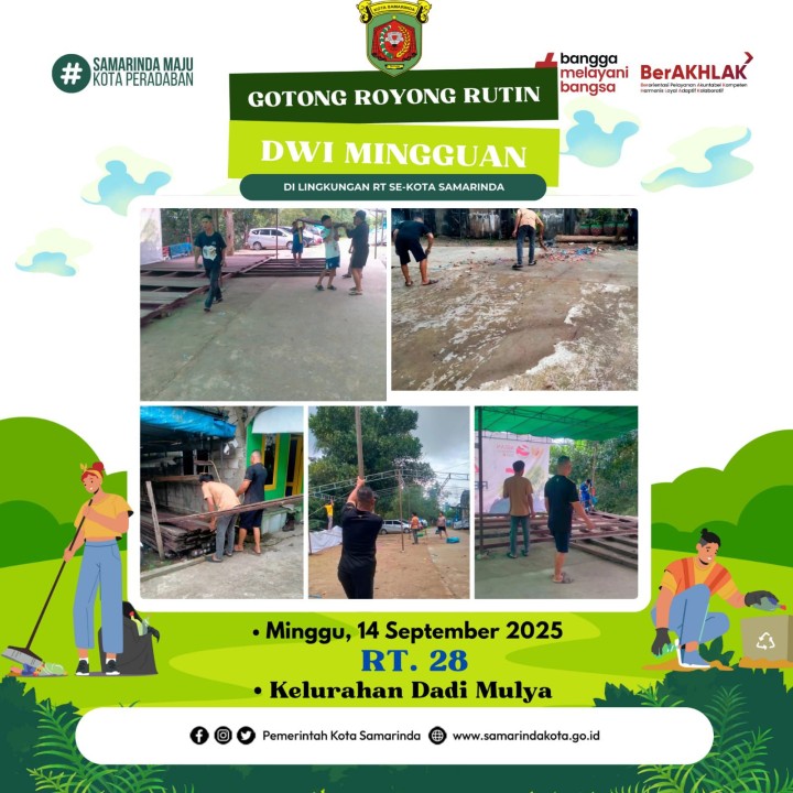 AGENDA KELURAHAN DADI MULYA BULAN SEPTEMBER TAHUN 2025