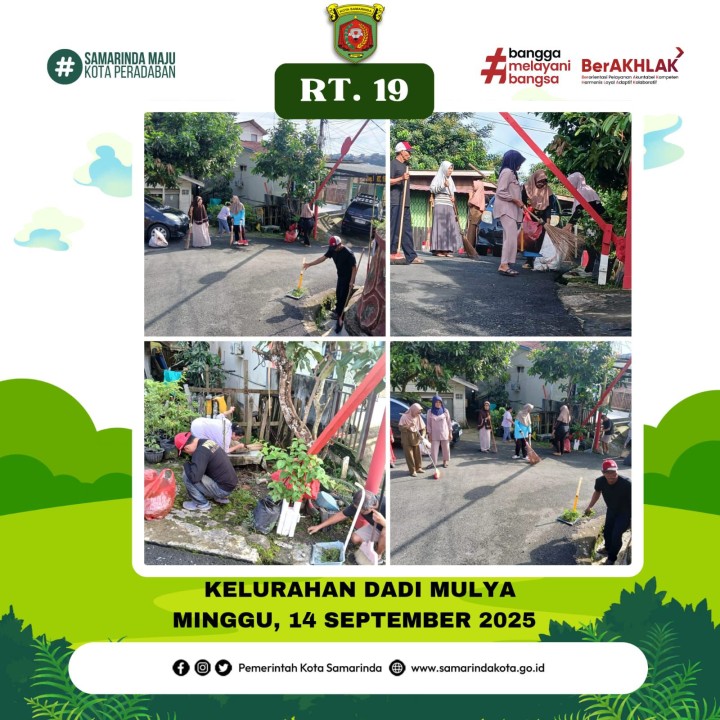 AGENDA KELURAHAN DADI MULYA BULAN SEPTEMBER TAHUN 2025