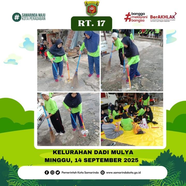 AGENDA KELURAHAN DADI MULYA BULAN SEPTEMBER TAHUN 2025