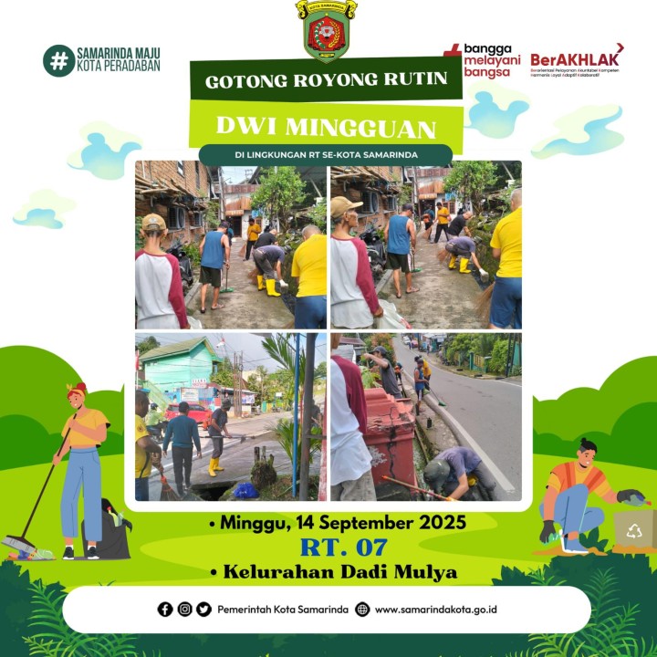 AGENDA KELURAHAN DADI MULYA BULAN SEPTEMBER TAHUN 2025