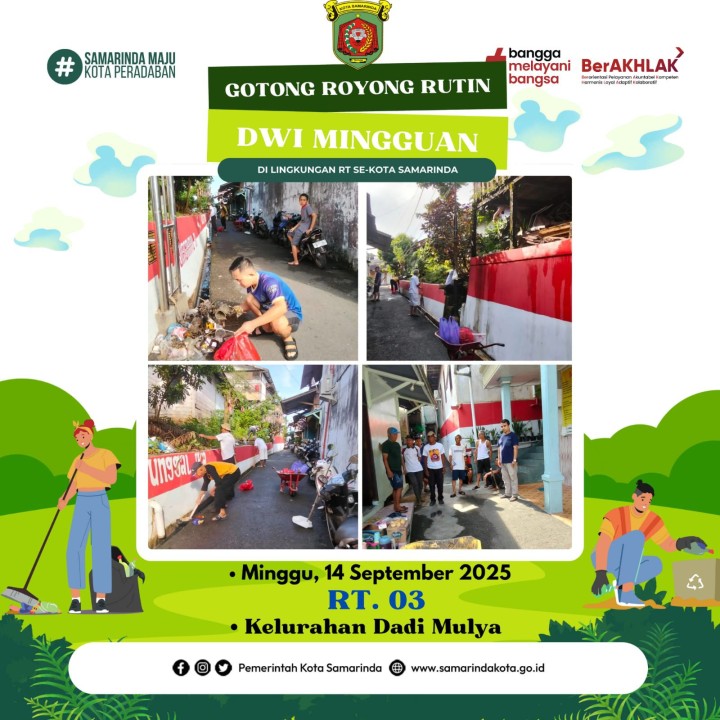 AGENDA KELURAHAN DADI MULYA BULAN SEPTEMBER TAHUN 2025