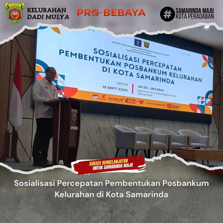 AGENDA KELURAHAN DADI MULYA BULAN SEPTEMBER TAHUN 2025
