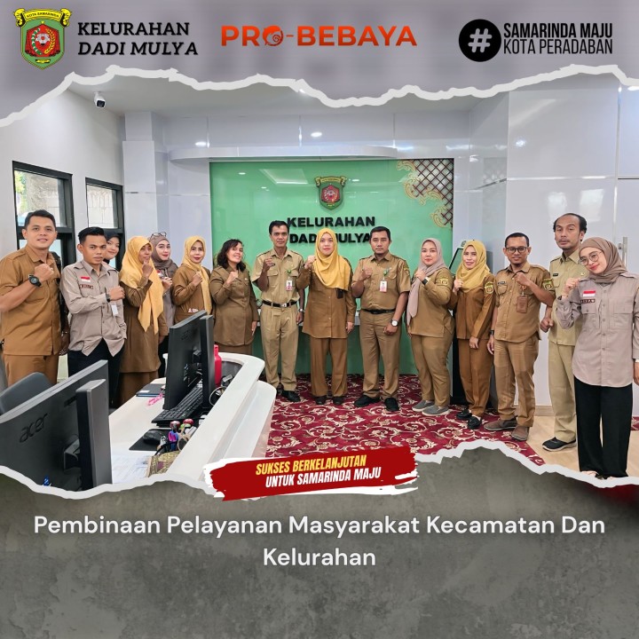 AGENDA KELURAHAN DADI MULYA BULAN SEPTEMBER TAHUN 2025