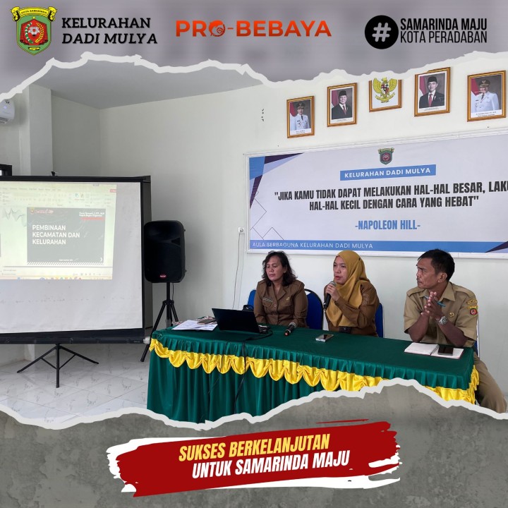 AGENDA KELURAHAN DADI MULYA BULAN SEPTEMBER TAHUN 2025
