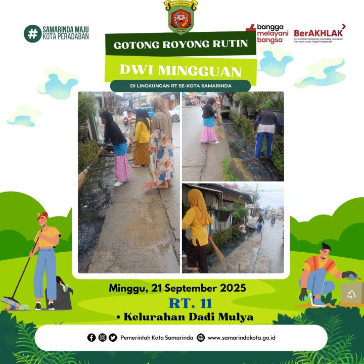 AGENDA KELURAHAN DADI MULYA BULAN SEPTEMBER TAHUN 2025