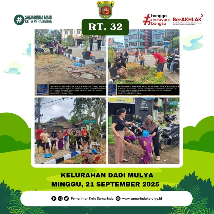 AGENDA KELURAHAN DADI MULYA BULAN SEPTEMBER TAHUN 2025