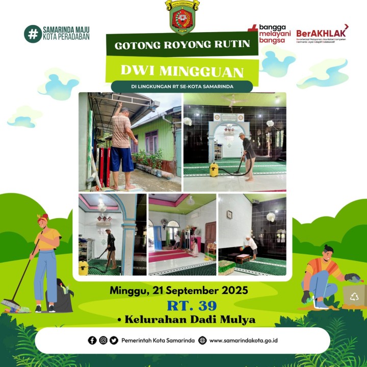 AGENDA KELURAHAN DADI MULYA BULAN SEPTEMBER TAHUN 2025