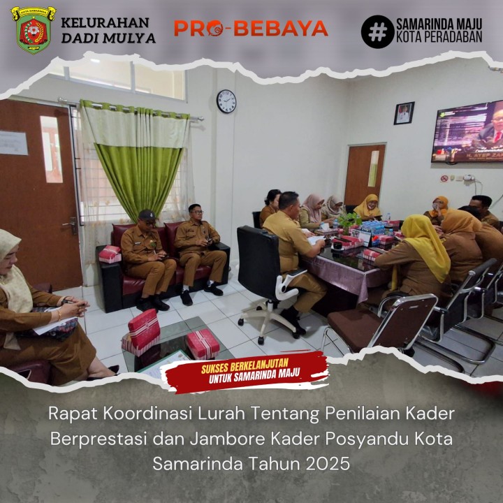 AGENDA KELURAHAN DADI MULYA BULAN SEPTEMBER TAHUN 2025