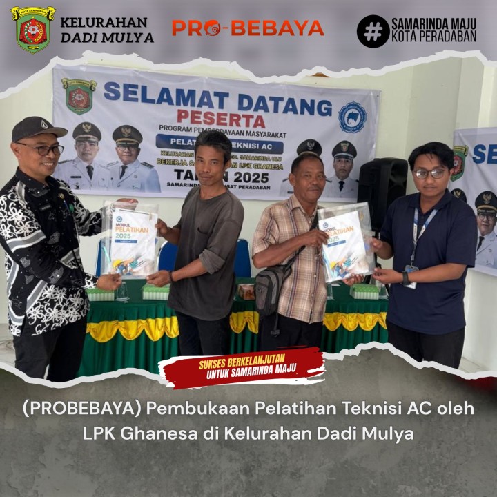 KEGIATAN PEMBERDAYAAN MASYARAKAT PROBEBAYA TA. 2025