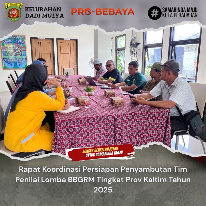 AGENDA KELURAHAN DADI MULYA BULAN SEPTEMBER TAHUN 2025
