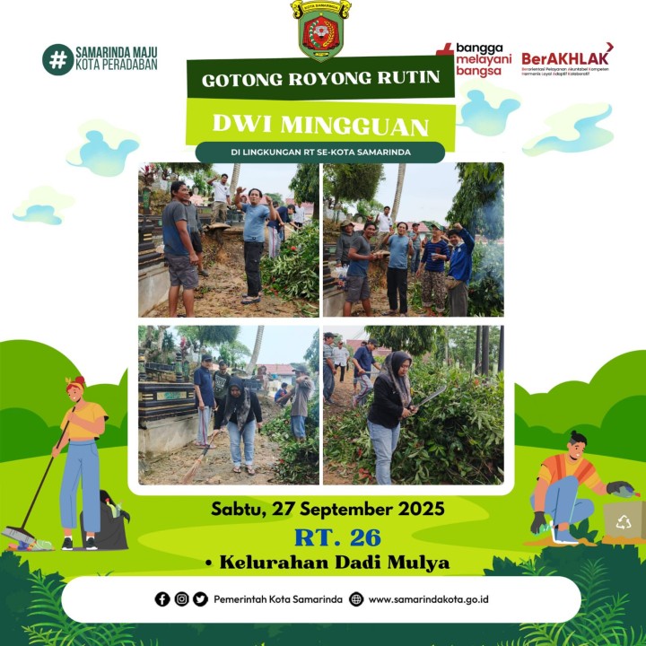 AGENDA KELURAHAN DADI MULYA BULAN SEPTEMBER TAHUN 2025