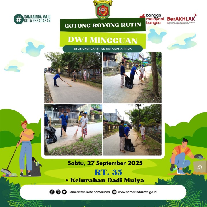 AGENDA KELURAHAN DADI MULYA BULAN SEPTEMBER TAHUN 2025
