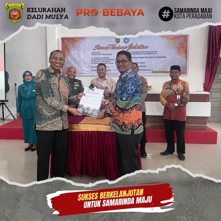AGENDA KELURAHAN DADI MULYA BULAN OKTOBER TAHUN 2025
