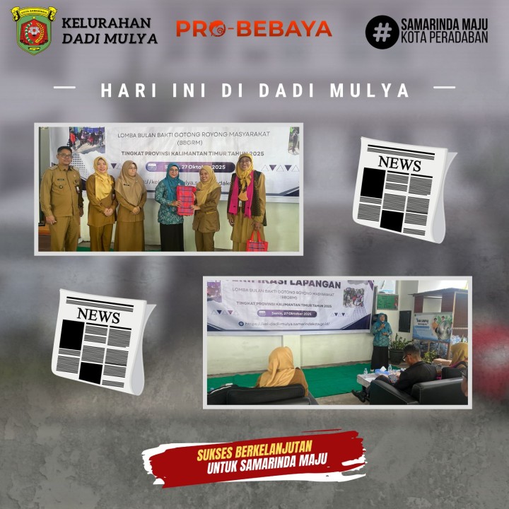 AGENDA KELURAHAN DADI MULYA BULAN OKTOBER TAHUN 2025