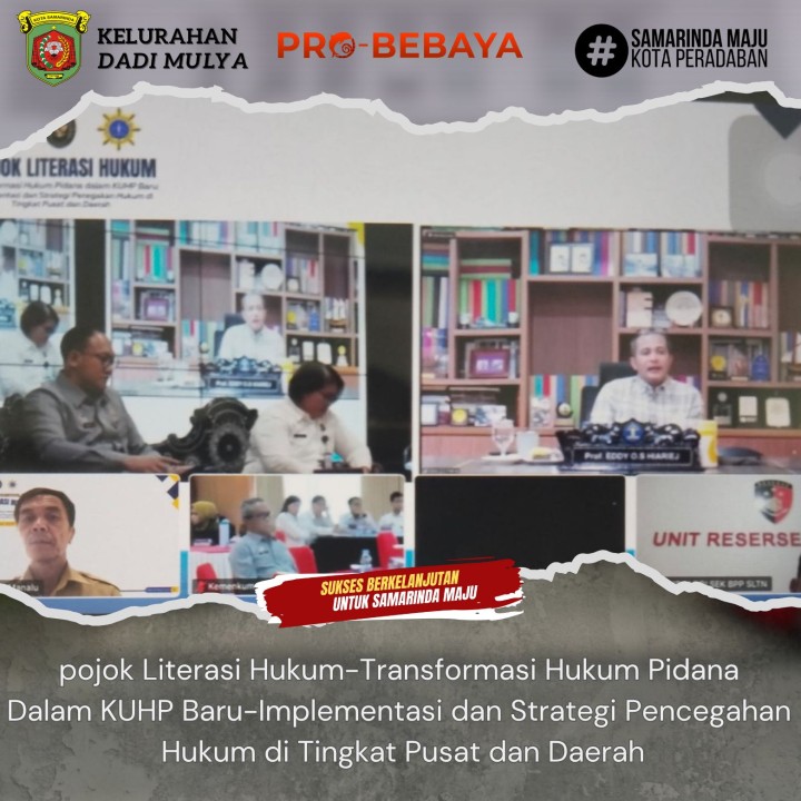 AGENDA KELURAHAN DADI MULYA BULAN NOVEMBER TAHUN 2025