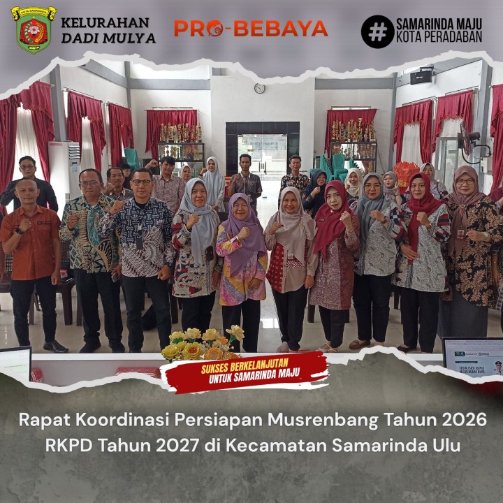 AGENDA KELURAHAN DADI MULYA BULAN NOVEMBER TAHUN 2025