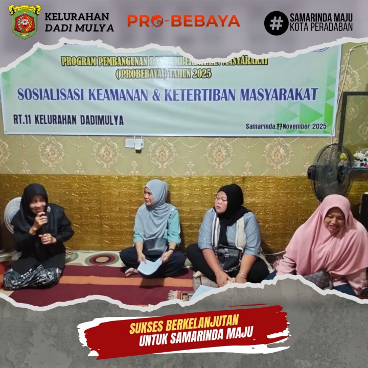 KEGIATAN PEMBERDAYAAN MASYARAKAT PROBEBAYA TA. 2025