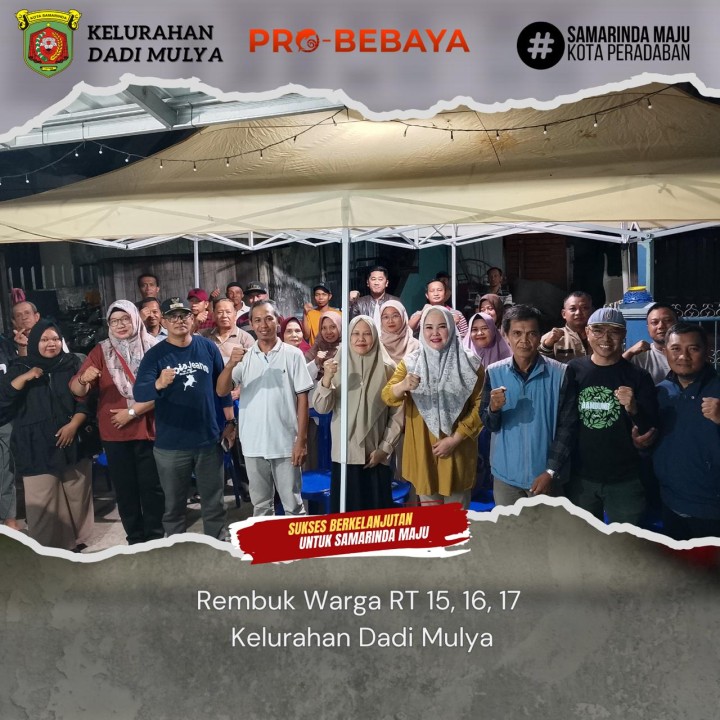 AGENDA KELURAHAN DADI MULYA BULAN NOVEMBER TAHUN 2025