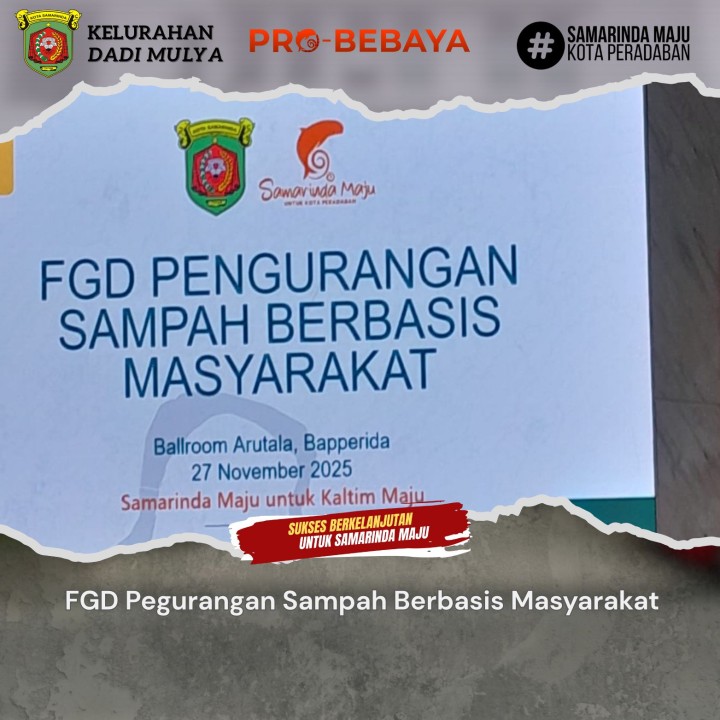 AGENDA KELURAHAN DADI MULYA BULAN NOVEMBER TAHUN 2025