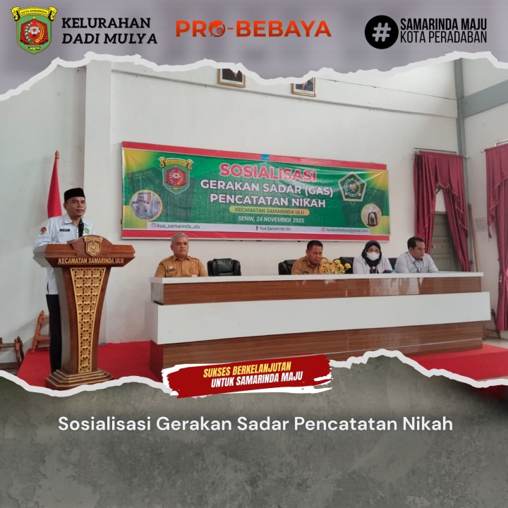 AGENDA KELURAHAN DADI MULYA BULAN NOVEMBER TAHUN 2025