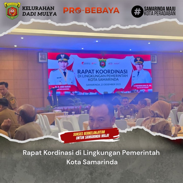 AGENDA KELURAHAN DADI MULYA BULAN DESEMBER TAHUN 2025