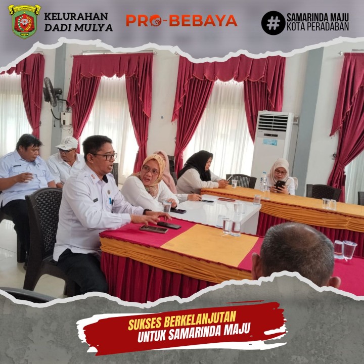 AGENDA KELURAHAN DADI MULYA BULAN JANUARI TAHUN 2026