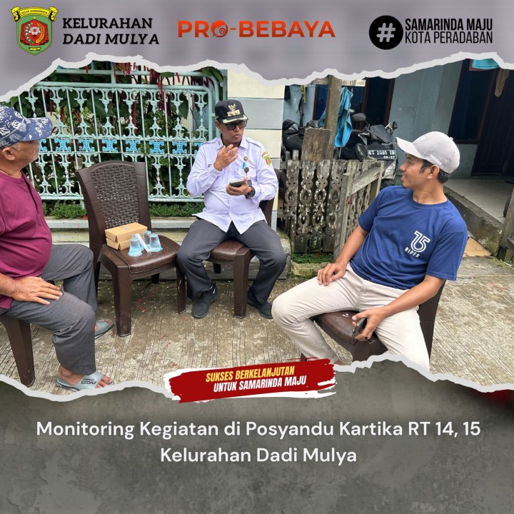 AGENDA KELURAHAN DADI MULYA BULAN FEBRUARI TAHUN 2026