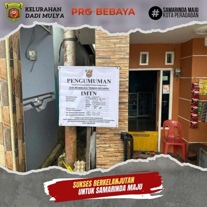 AGENDA KELURAHAN DADI MULYA BULAN FEBRUARI TAHUN 2026