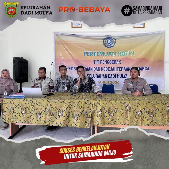 AGENDA KELURAHAN DADI MULYA BULAN MARET TAHUN 2026