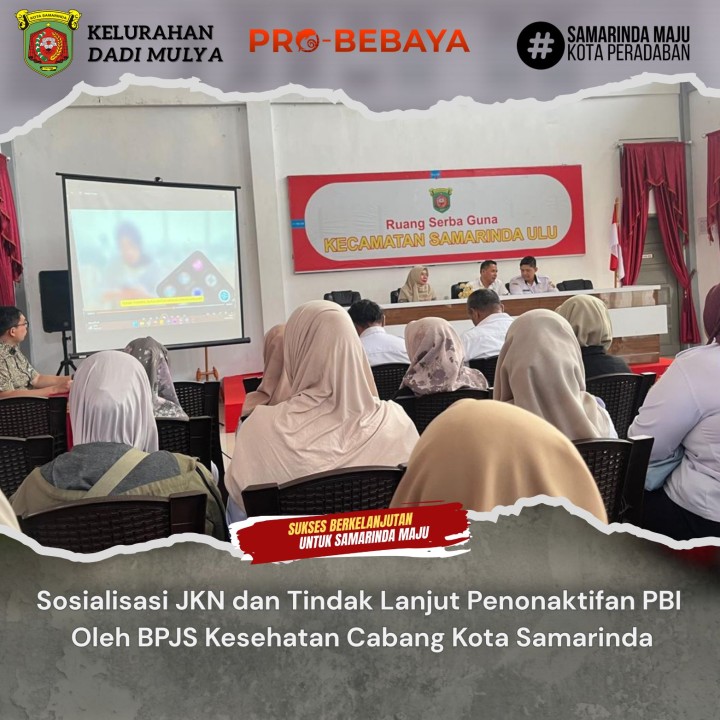 AGENDA KELURAHAN DADI MULYA BULAN FEBRUARI TAHUN 2026