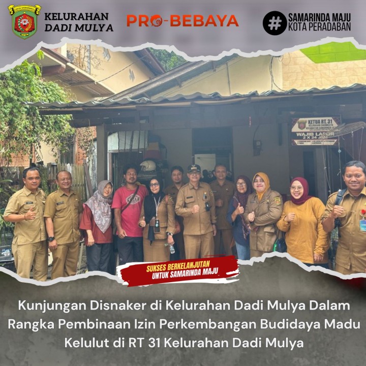 AGENDA KELURAHAN DADI MULYA BULAN APRIL TAHUN 2026