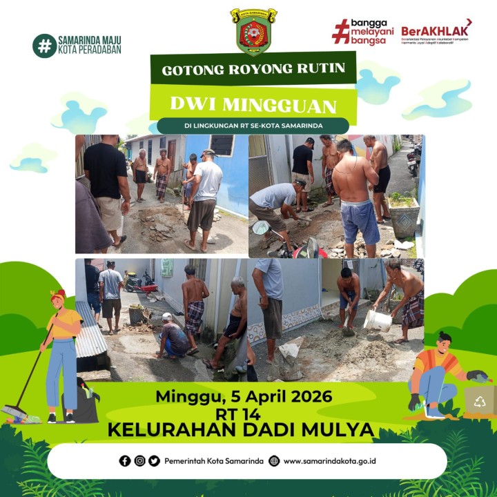 AGENDA KELURAHAN DADI MULYA BULAN APRIL TAHUN 2026