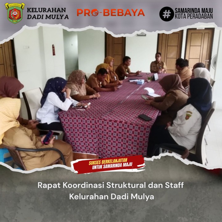 AGENDA KELURAHAN DADI MULYA BULAN APRIL TAHUN 2026