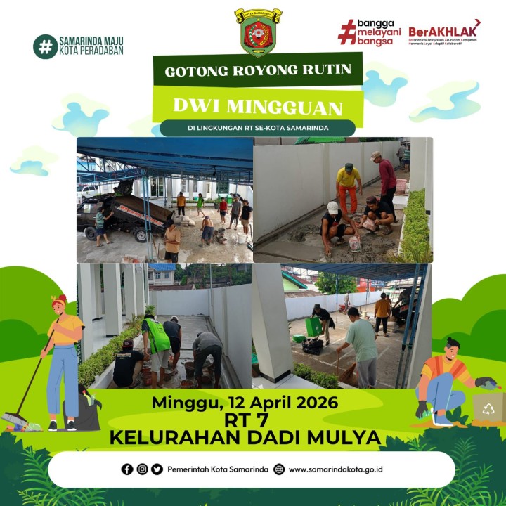 AGENDA KELURAHAN DADI MULYA BULAN APRIL TAHUN 2026