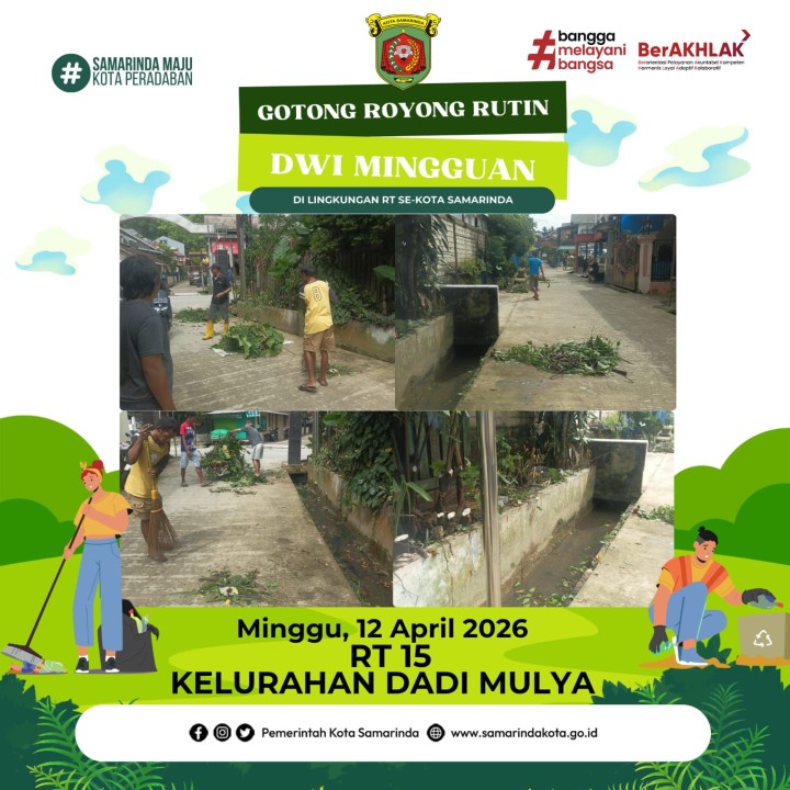 AGENDA KELURAHAN DADI MULYA BULAN APRIL TAHUN 2026