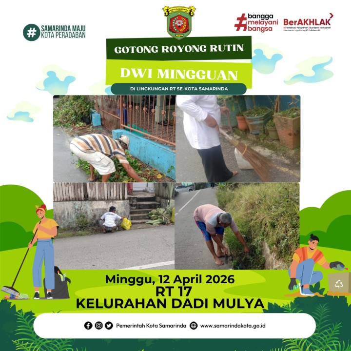 AGENDA KELURAHAN DADI MULYA BULAN APRIL TAHUN 2026