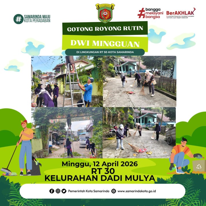 AGENDA KELURAHAN DADI MULYA BULAN APRIL TAHUN 2026