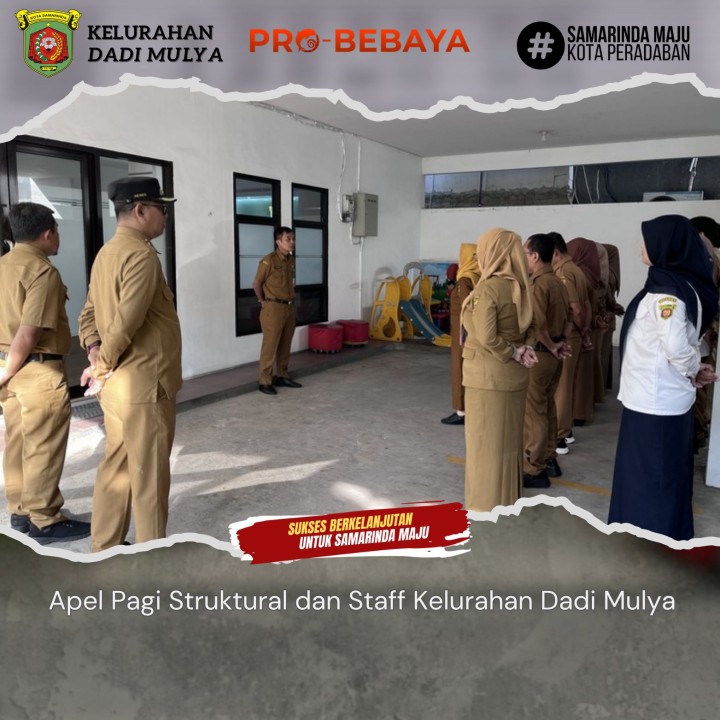 AGENDA KELURAHAN DADI MULYA BULAN APRIL TAHUN 2026