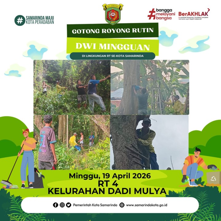 AGENDA KELURAHAN DADI MULYA BULAN APRIL TAHUN 2026