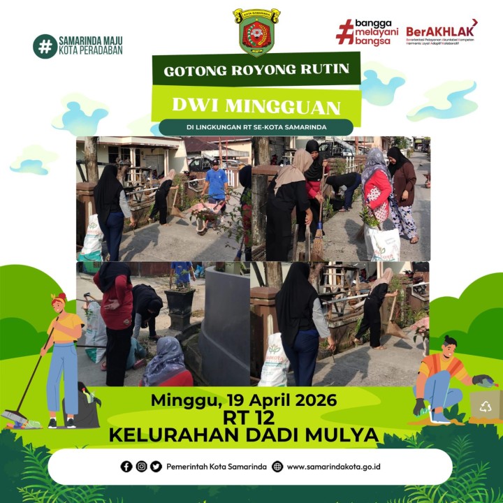 AGENDA KELURAHAN DADI MULYA BULAN APRIL TAHUN 2026
