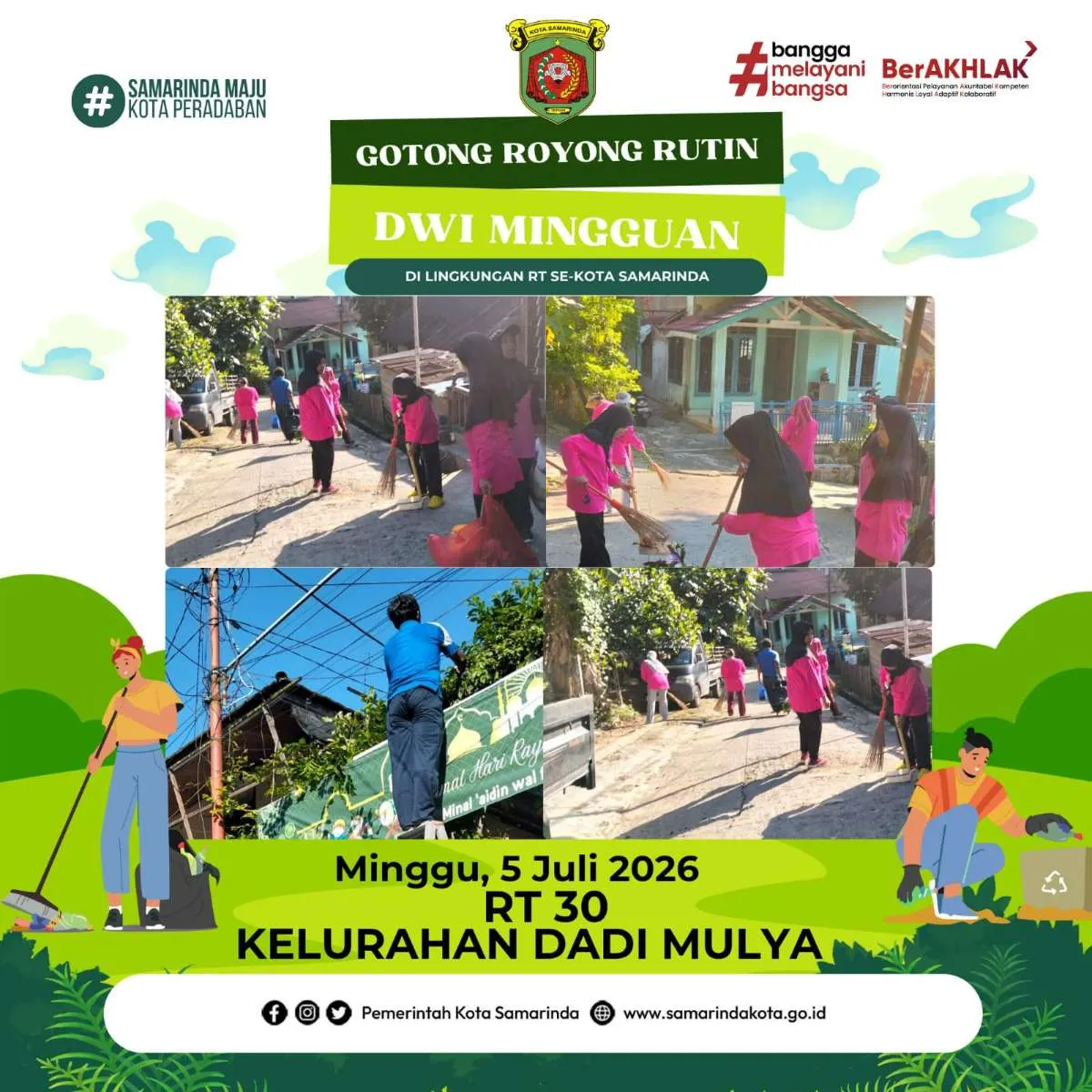 AGENDA KELURAHAN DADI MULYA BULAN JULI 2026