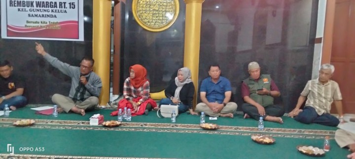 REMBUG WARGA RT 15 KELURAHAN GUNUNG KELUA