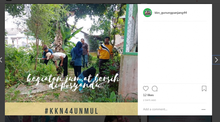 Gotong Royong Posyandu