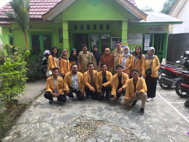 Penerimaan Mahasiswa KKN Universitas Mulawarman Angkatan 45 di Kelurahan Gunung Panjang