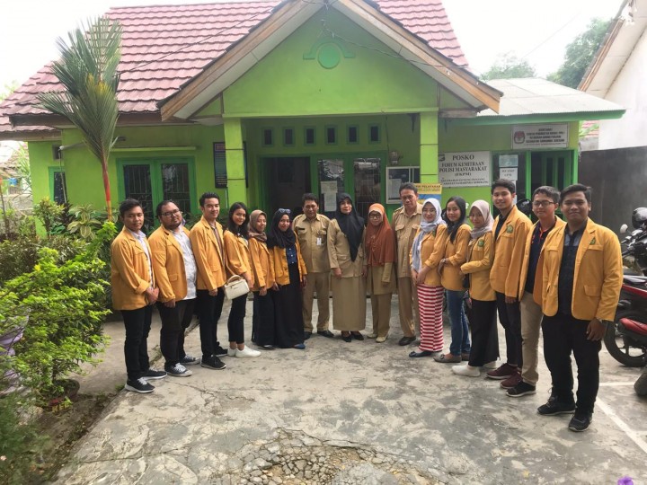 Penerimaan Mahasiswa KKN Universitas Mulawarman Angkatan 45 di Kelurahan Gunung Panjang