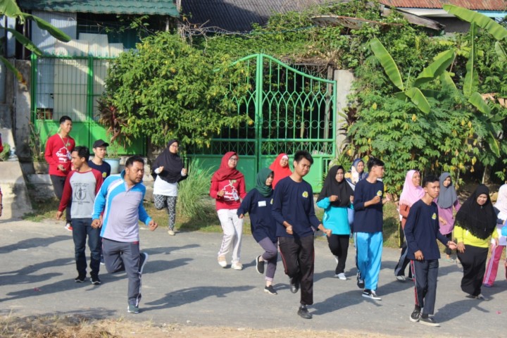 Senam Bersama Dengan Seluruh Kelurahan Kecamatan Samarinda Seberang
