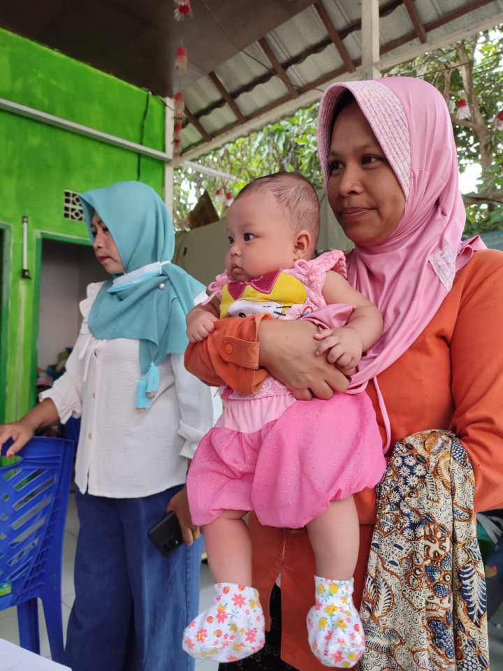 Kegiatan Posyandu Melon di Perum Bukit Pinang Bahari